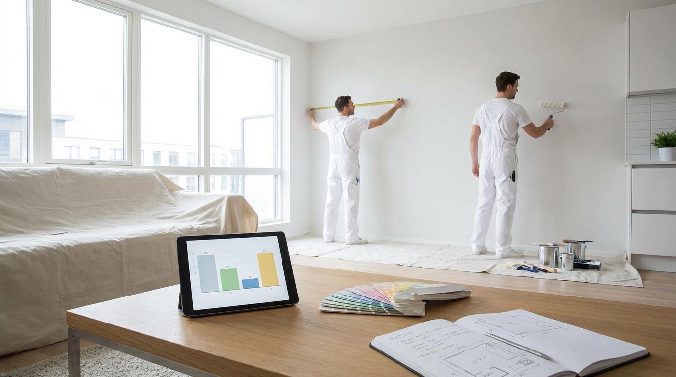 Maling, måling og prisberegning