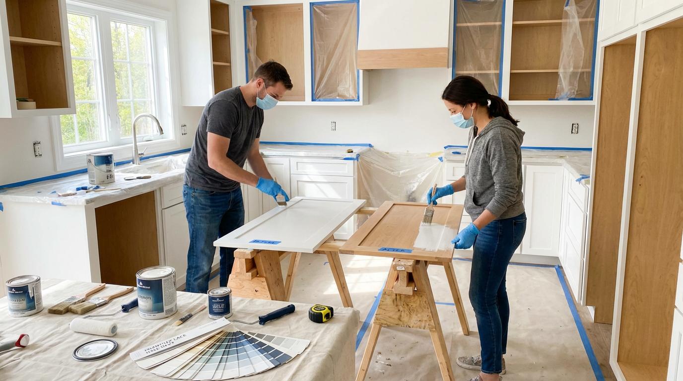 Maling af køkkenlåger