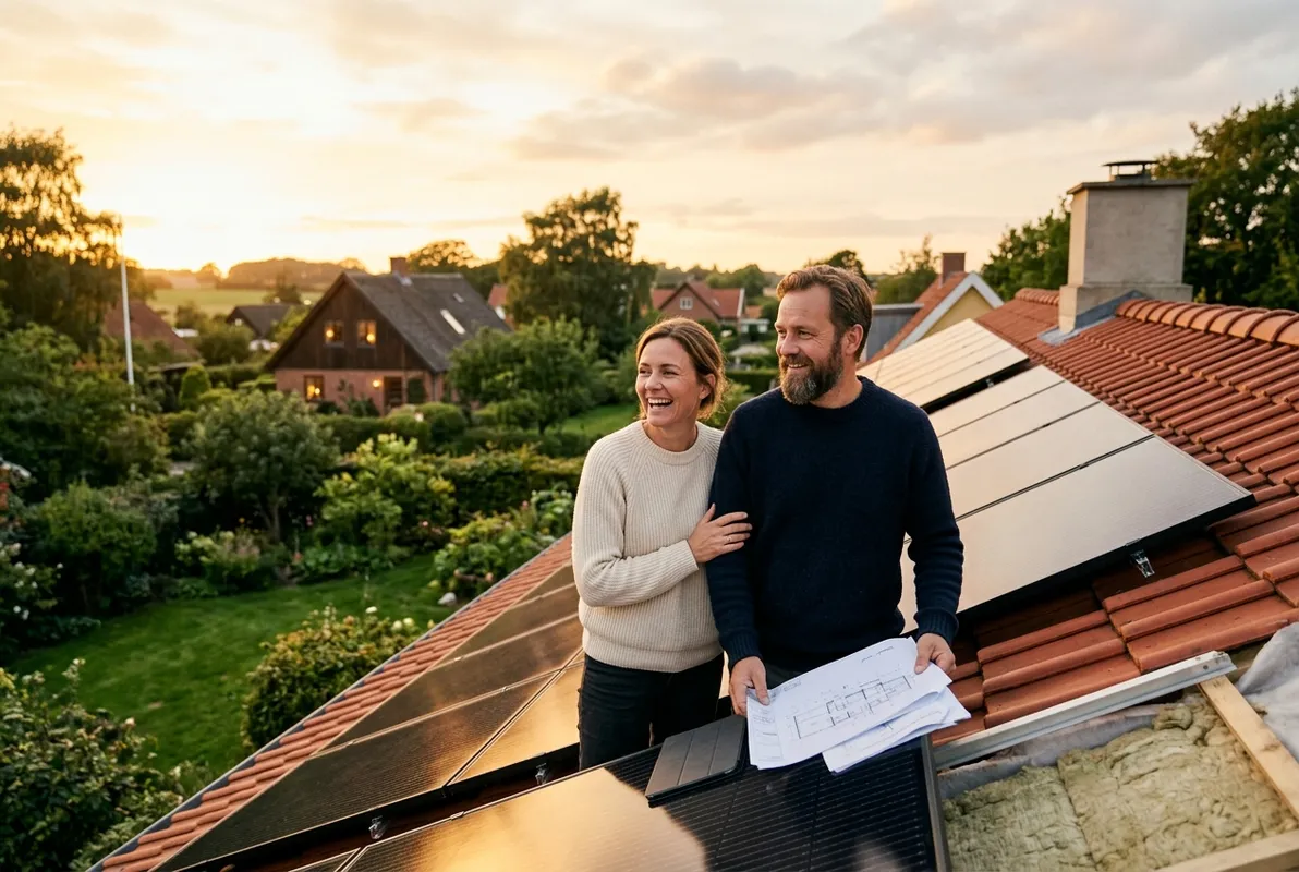 Gør en god investering: Efterisolering og solceller